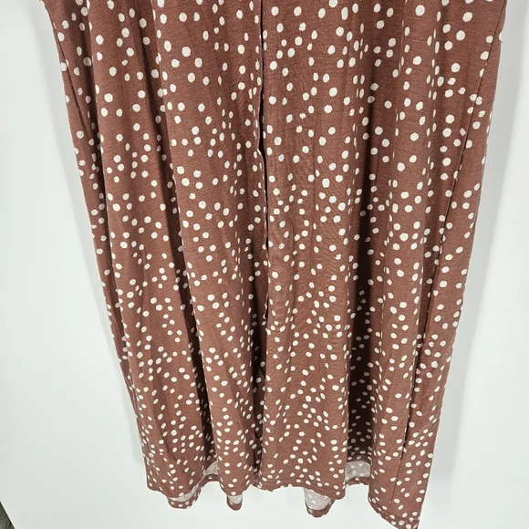 Kindred Bravely Pink White Polka Dot Universal Labor and Delivery Gown 1X - Picture 11 of 12